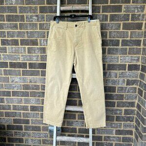 Mens American Eagle Chino Straight Leg Ne(x)t Level Flex Khaki 34x30 Tan color